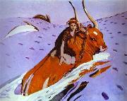 Valentin Serov The Rape of Europe USA oil painting artist